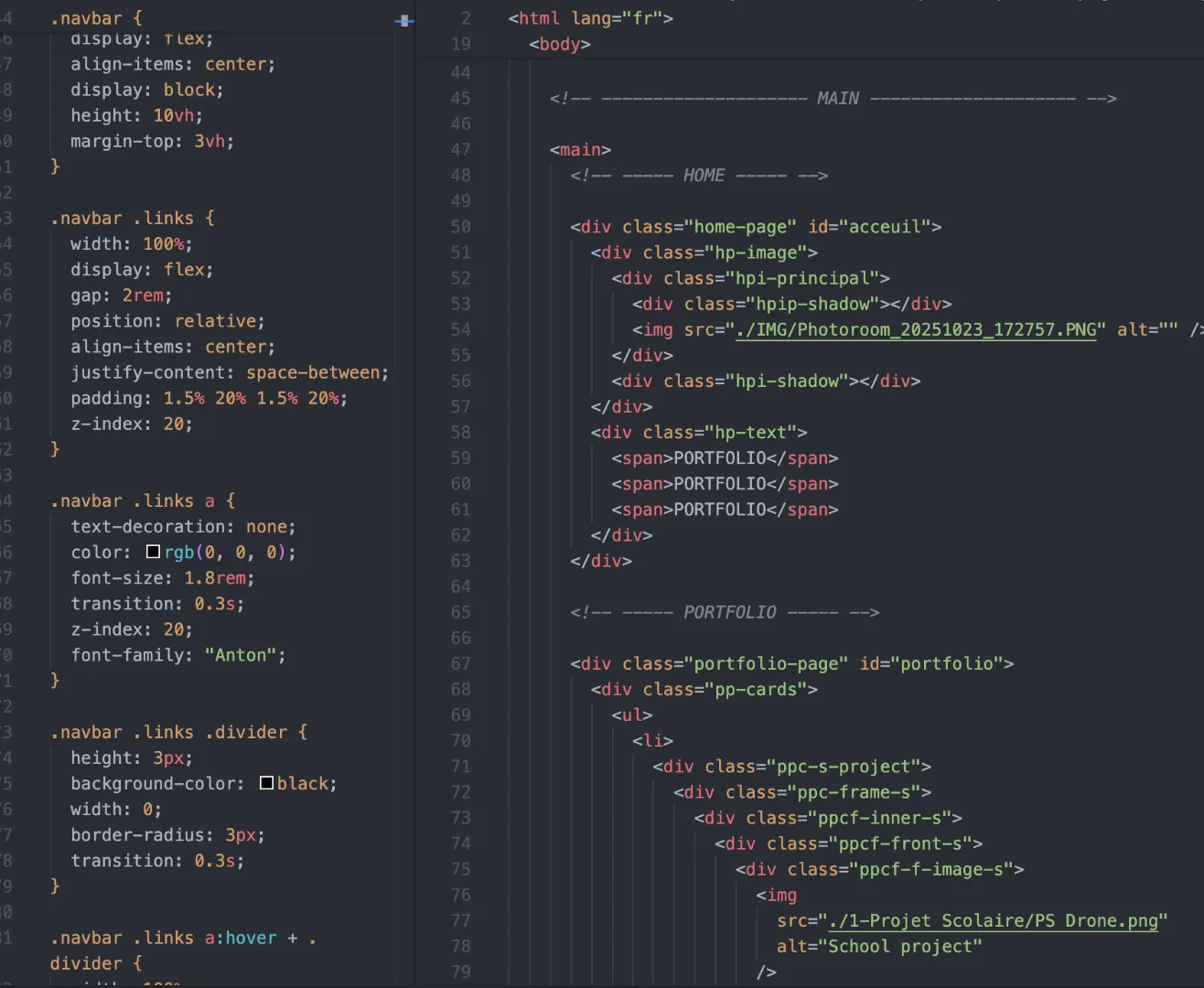 Vue en 3D d'un drone