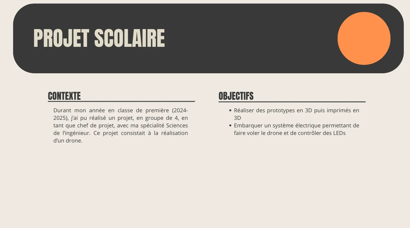 Prototype page projets