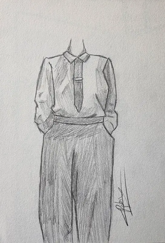 Vêtements avec cravate